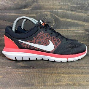 Nike Women's Flex Run Size 8.5 Black Pink Running